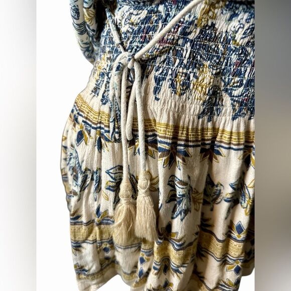 Free People Moonlight Drive Mini Peasant Dress Boho Women’s Small - Picture 4 of 10